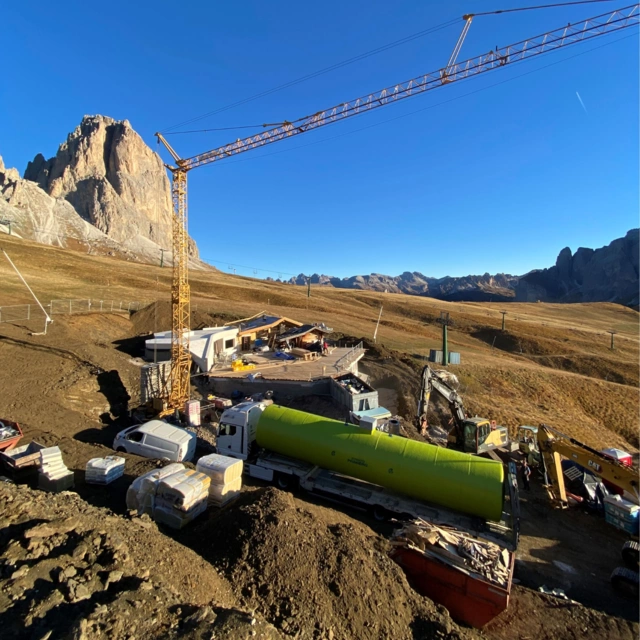 Serbatoio stoccaggio pellet