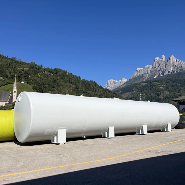 Case Study - 200 m³ Above-Ground Fire Water Tank – EN 12285-2 Compliant. Italy