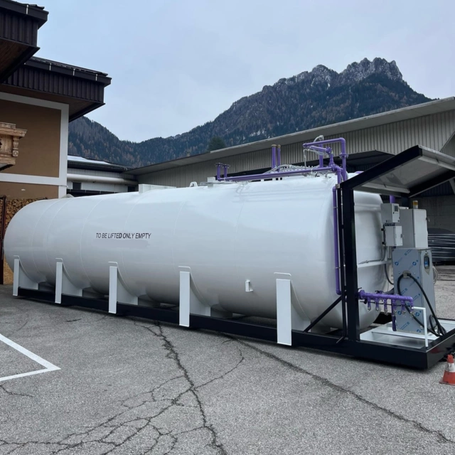 Case Study - Custom-designed diesel storage skid system. Nord of Europe