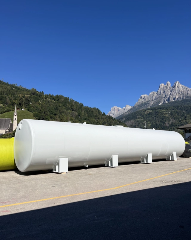 200 m³ Above-Ground Fire Water Tank – EN 12285-2 Compliant